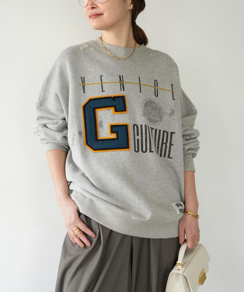 tシャツ 「GOLDEN GOOSE / ゴールデングース」OVER COTTON SWEAT レディースの画像