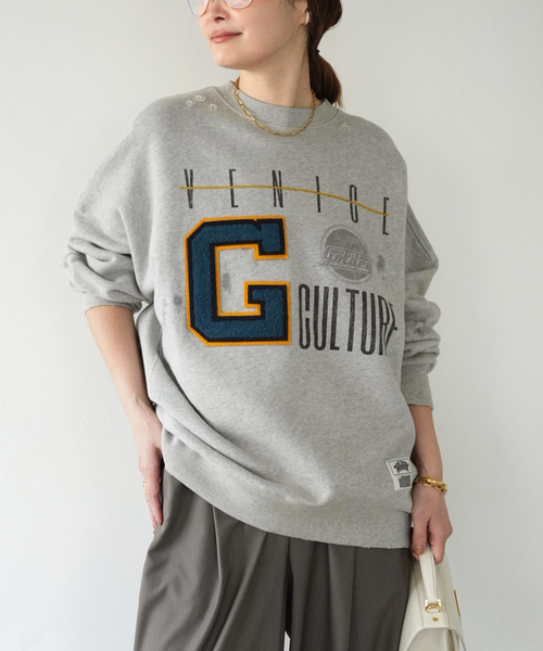 tシャツ 「GOLDEN GOOSE / ゴールデングース」OVER COTTON SWEAT レディースの画像