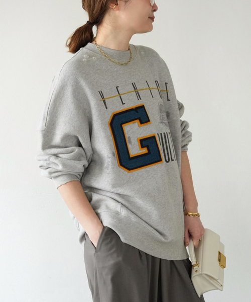 tシャツ 「GOLDEN GOOSE / ゴールデングース」OVER COTTON SWEAT レディースの画像
