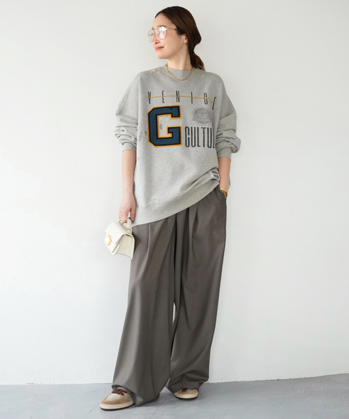 tシャツ 「GOLDEN GOOSE / ゴールデングース」OVER COTTON SWEAT レディースの画像
