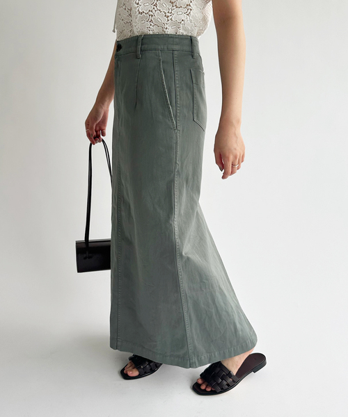 EDIT. FOR LULU（エディットフォールル） スカート Garment dye Chino
