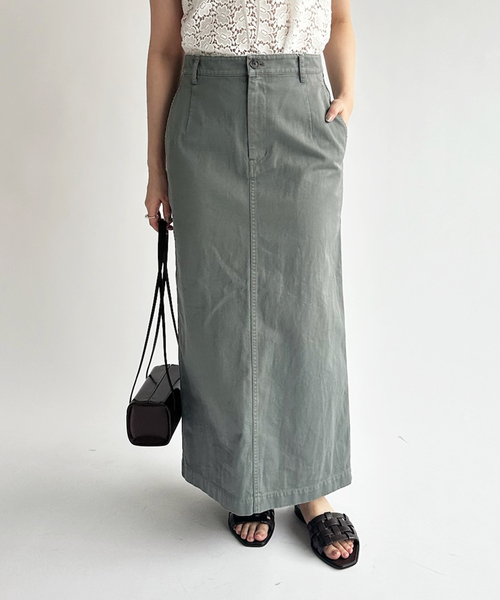 EDIT. FOR LULU（エディットフォールル） スカート Garment dye Chino
