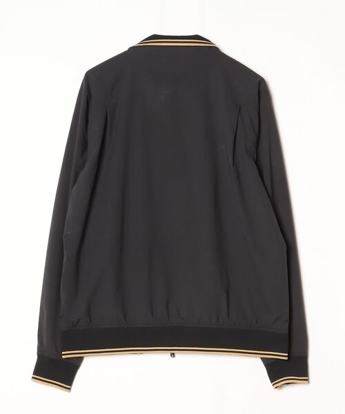 「FRED PERRY」 ジャージブルゾン MEDIUM ブラック メンズの画像
