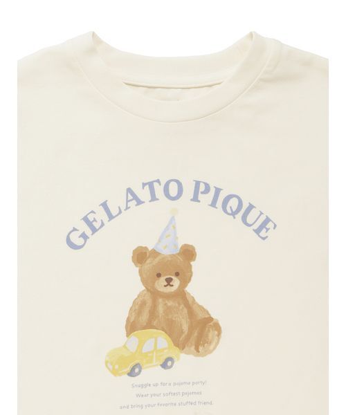[あんな]Gelato Pique テディベアパジャマジュニア gelato pique（ジェラートピケ） パジャマ 「KIDS」パジャマパーティー