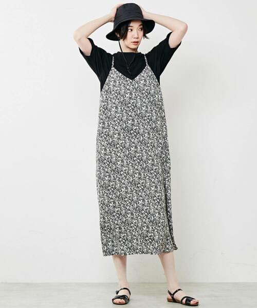 「MELROSE claire」 キャミソールワンピース FREE ブラック レディース_画像9