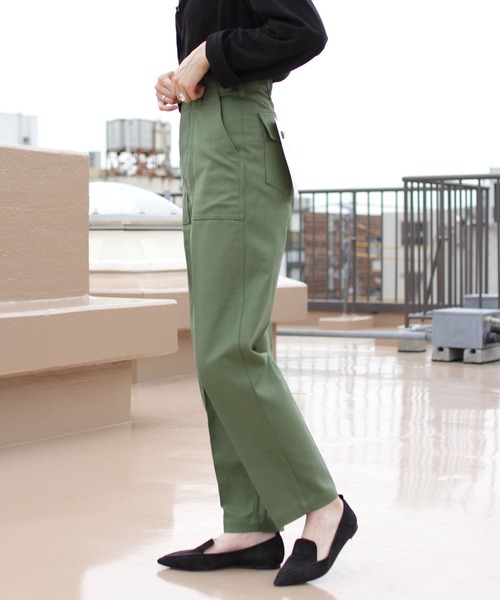「THE SHINZONE」 チノパンツ 36 ナチュラル レディース_画像2