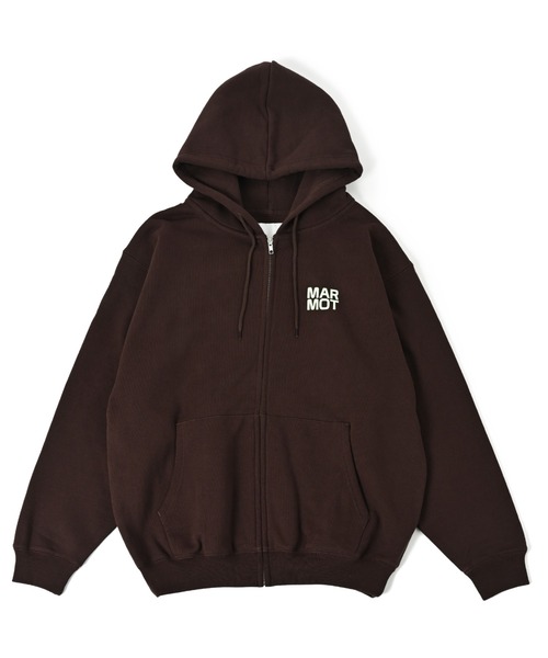 MARMOT CAPITAL 「MARMOT CAPITAL」 ジップアップパーカー L ブラウン 