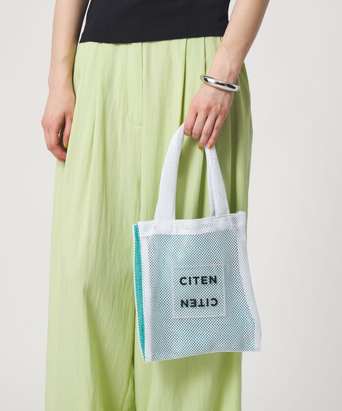 CITEN（シテン） トートバッグ 「CITEN」メッシュバイカラークリアロゴ