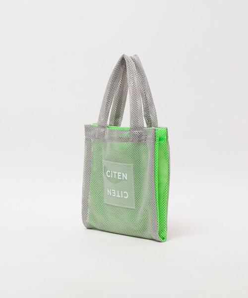 CITEN（シテン） トートバッグ 「CITEN」メッシュバイカラークリアロゴ
