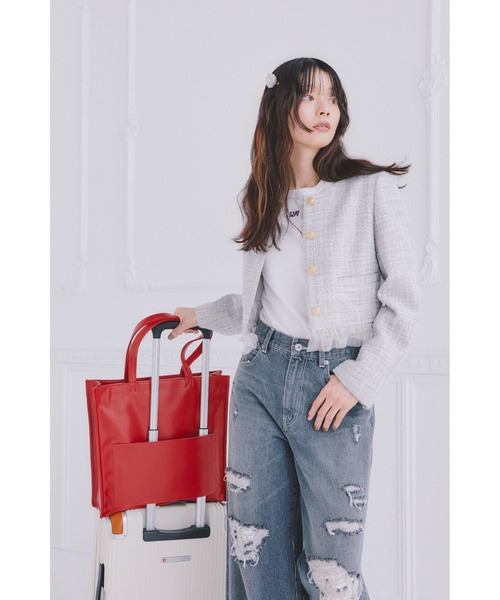 「FURFUR」 トートバッグ F イエロー レディース_画像3