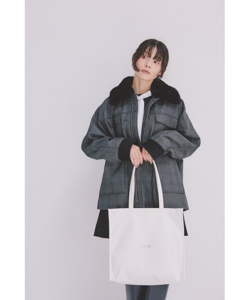 「FURFUR」 トートバッグ F イエロー レディース_画像4