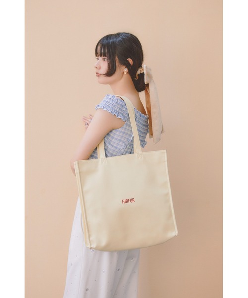 「FURFUR」 トートバッグ F イエロー レディース_画像6