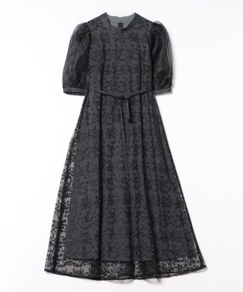 「PREFERIR」 半袖ワンピース LARGE ブラウン レディース_画像3