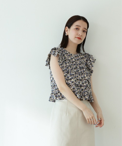 「N.(N. Natural Beauty Basic)」 ノースリーブブラウス MEDIUM ホワイト系その他 レディース_画像2
