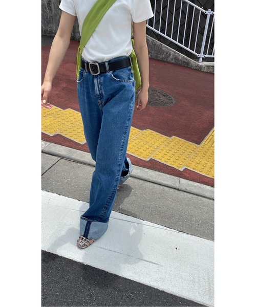 「BLACK BY MOUSSY」 デニムパンツ 25inch ブラック レディース_画像3