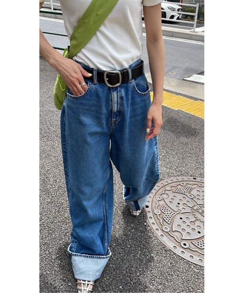 「BLACK BY MOUSSY」 デニムパンツ 25inch ブラック レディース_画像8