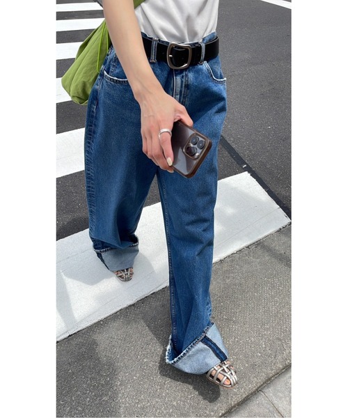 「BLACK BY MOUSSY」 デニムパンツ 25inch ブラック レディース_画像9