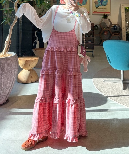 「Alley by w closet」 長袖カットソー FREE ブルー レディース_画像2