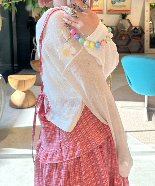 「Alley by w closet」 長袖カットソー FREE ブルー レディース_画像6