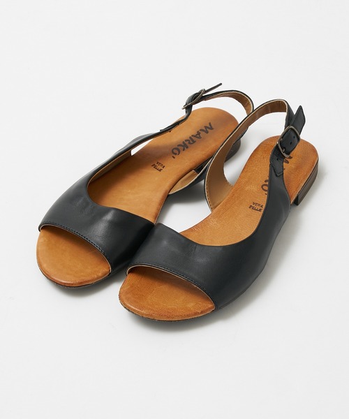 「collex」 「MARKO」フラットサンダル 37 シルバー レディース_画像3