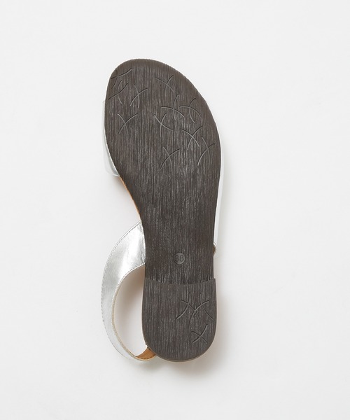 「collex」 「MARKO」フラットサンダル 37 シルバー レディース_画像8
