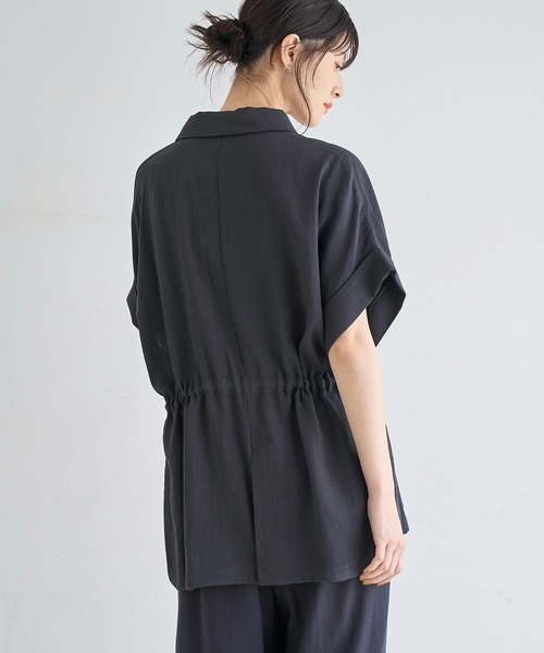 meilmada セットアップ 麻混シャツ×パンツ 2点SET レディース