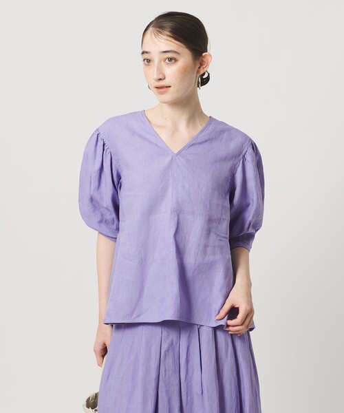 【未使用】半袖リネンシャツ UNITED ARROWS UNITED ARROWS（ユナイテッドアローズ） リネンシャツ ブラウス シャツ