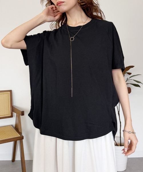 RCD tシャツ 半袖 バルーンスリーブ5分袖Tシャツ レディース