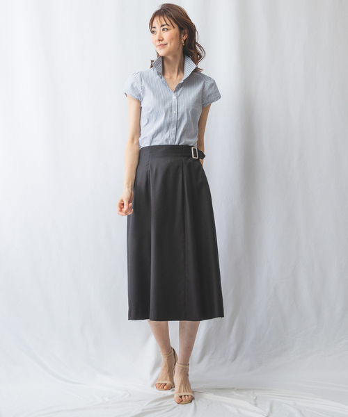「NARACAMICIE」 半袖シャツ M ブルー レディース_画像7
