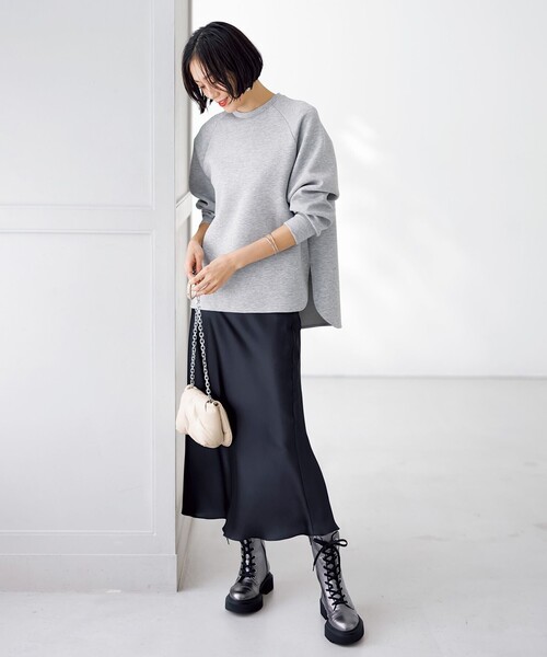 「UNFILO」 長袖カットソー SMALL グレー レディース_画像6
