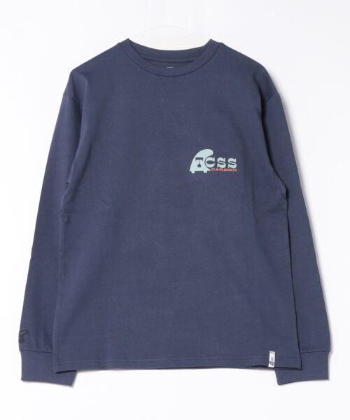 「TCSS」 長袖Tシャツ MEDIUM ネイビー メンズ_画像3