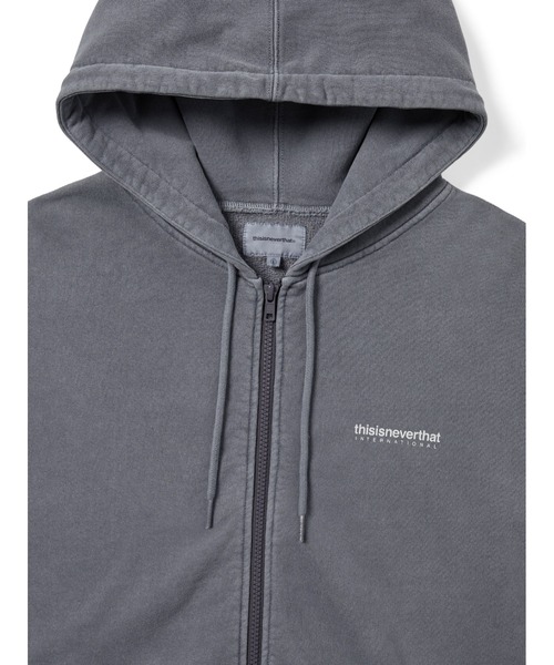 thisisneverthat tokyo 限定 ネバザ グレー パーカー L