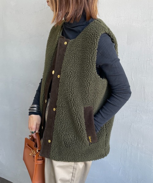 Barbour（バブアー） ベスト ジレ DULSIE LINER テディフリース