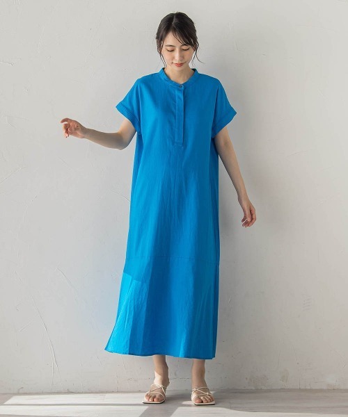 Droite lautreamont ドロワット・ロートレアモン ワンピース 夏 半袖 レーヨン麻ポプリンワンピース ZOZOTOWN Yahoo 店 - 通販 - Yahoo ショッピング
