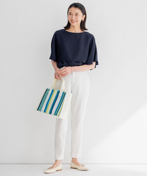 「23区 L」 半袖カットソー 44 グレー レディース_画像6
