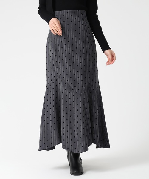 「31 Sons de mode」 フレアスカート S チャコールグレー レディース_画像4