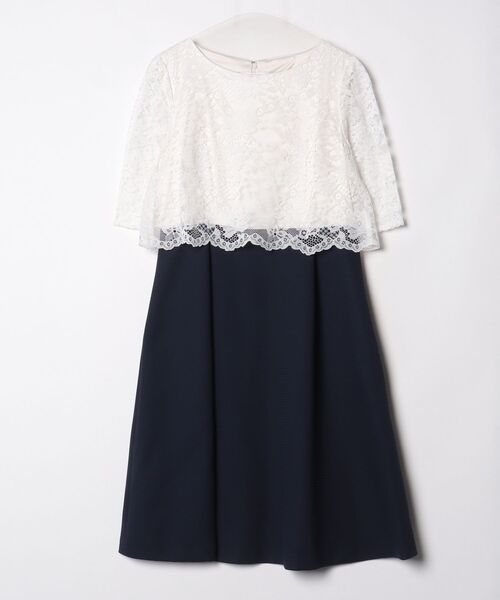 「SMILE ORCHID」 「Ava」ノーカラージャケット L ネイビー レディース_画像3