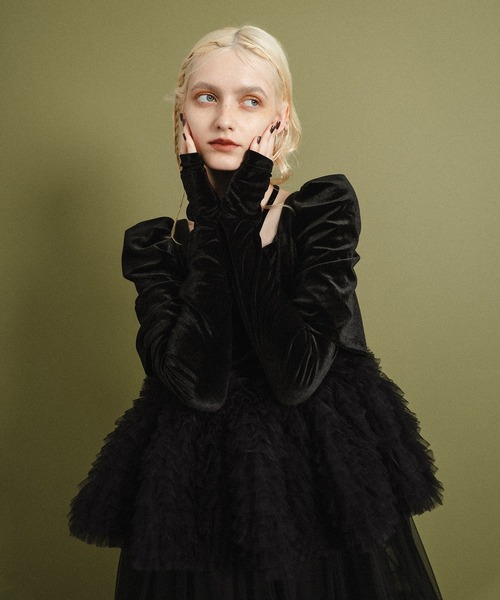 【美品】et.univer オケージョンドレス et.UNiVER ドレス Velour tulle Dress : ZOZOTOWN Yahoo!店 - 通販