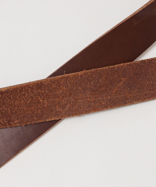 GROWN&SEWN ベルト GROWN＆SEWN: O-Ring Signature Leather Belt