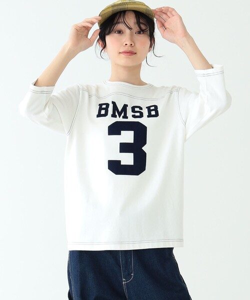 tシャツ テンジク フットボール 3/4 Tシャツ レディース Amazon.co.jp: [ビームスボーイ] カットソー テンジク