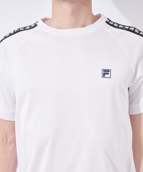 FILA ホワイト Tシャツ 半袖 メッシュ FILAメッシュインナーTシャツ - ベルーナ【公式】