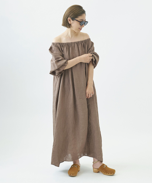 新品！plage ヴィンテージオフショルダードレス｜ワンピース 