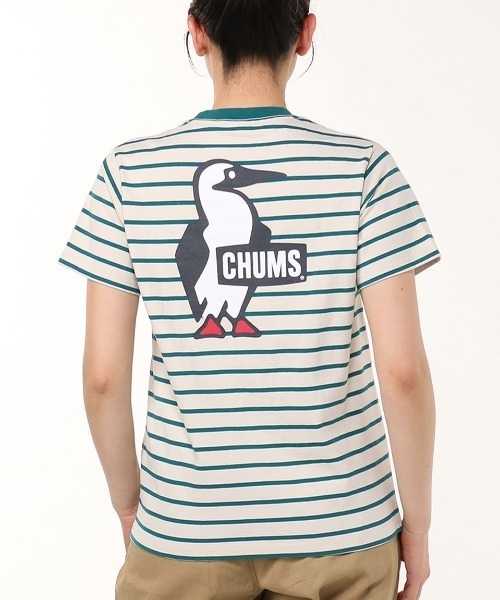 CHUMS（チャムス） tシャツ Tシャツ 半袖 ブービーロゴ ブービーバード