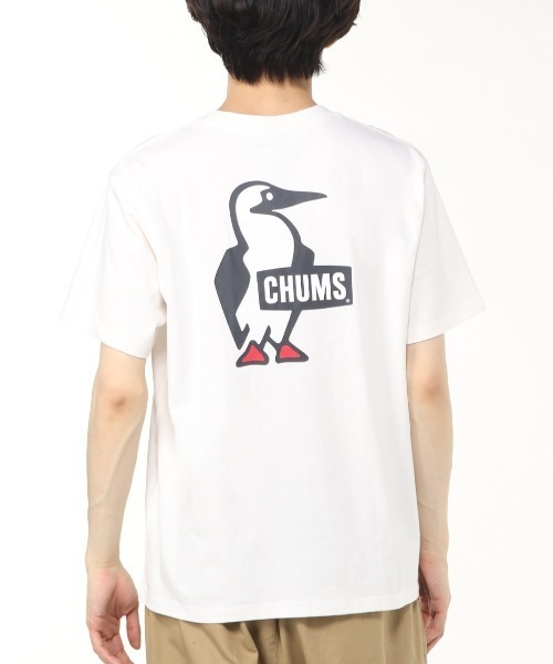 CHUMS（チャムス） tシャツ Tシャツ 半袖 ブービーロゴ ブービーバード