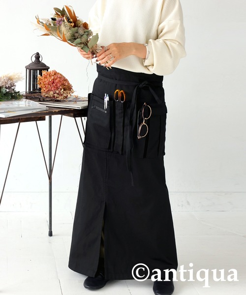 フランスアンティーク　ギャルソンエプロン antiqua エプロン ギャルソンエプロン : ZOZOTOWN Yahoo!店 - 通販