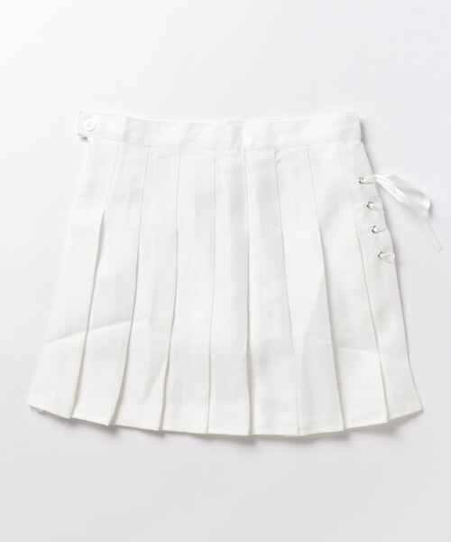 Alina プリーツスカート NinaetLina（ニナエリナ） スカート Aラインレースアッププリーツ