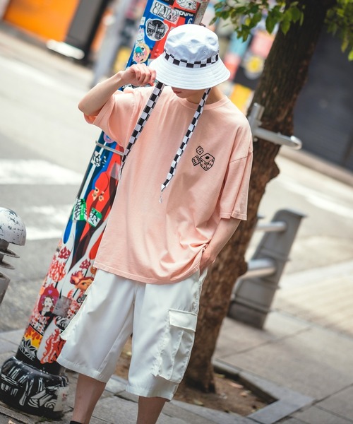 ステッチングカーゴパンツ improves カーゴパンツ ステッチング ワイド カーゴ ショート