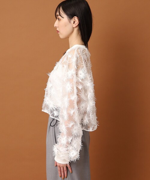 PROVOKE プロヴォーク 半袖 シャツ tulle lace big shirt PV-030052 レディース チュール シアー フラワー レース 花柄 オープンカラー カラー2色 楽天市場】PROVOKE プロヴォーク 半袖 シャツ tulle lace big