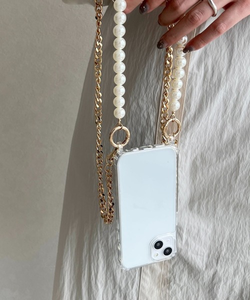Me%（ミィパーセント） スマホケース クリアフック付きiPhoneケース15