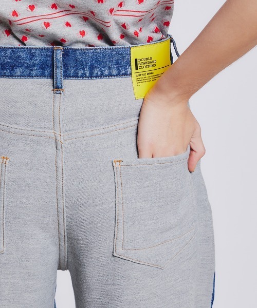 DOUBLE STANDARD CLOTHING - Sｻｲｽﾞ完売商品✴︎デニムドッキングニット DOUBLE STANDARD CLOTHING ダブルスタンダードクロージング DSC
